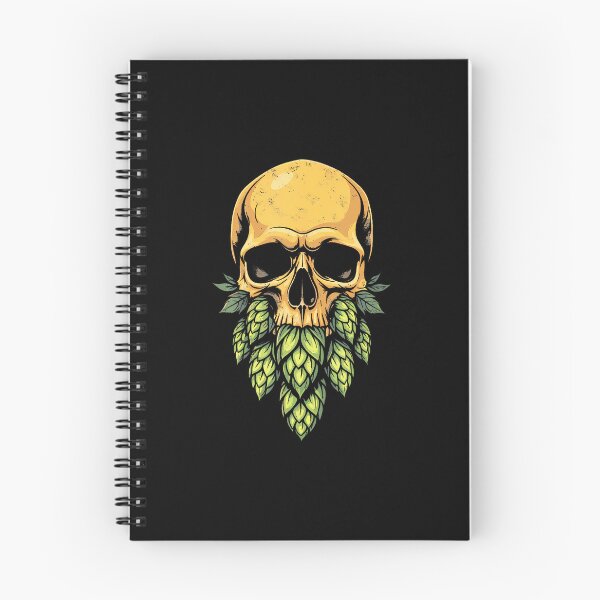 Item preview, Hop Bearded Skull Brewer Funny Craft Beer Drinking Ipa Lover designed and sold by LavetaCatherine.