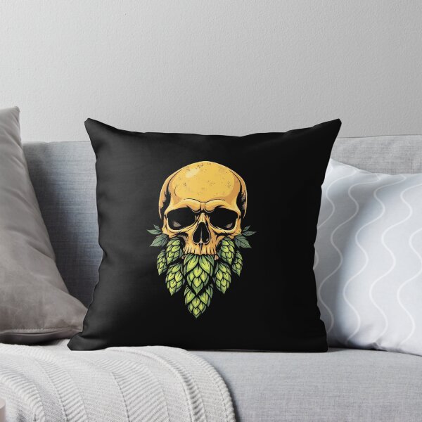 Item preview, Hop Bearded Skull Brewer Funny Craft Beer Drinking Ipa Lover designed and sold by LavetaCatherine.