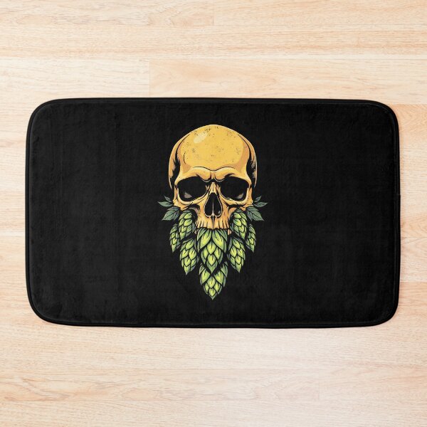 Item preview, Hop Bearded Skull Brewer Funny Craft Beer Drinking Ipa Lover designed and sold by LavetaCatherine.