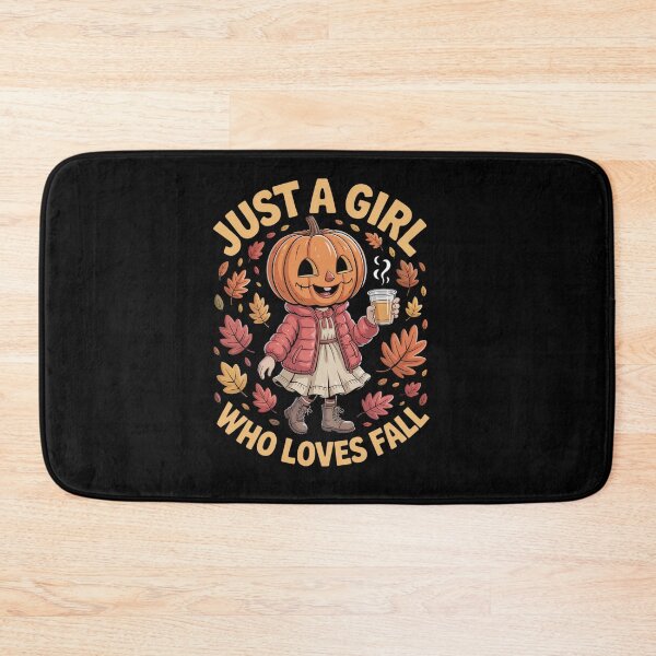 Item preview,  Just A Girl Who Loves Fall Pumpkin Head Autumn  designed and sold by estellaken.