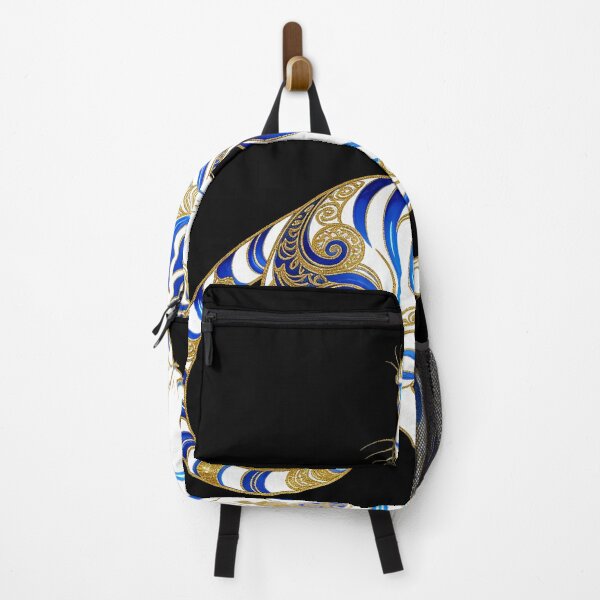 Item preview, Celestial White Tiger with Elegant Blue and Gold Markings designed and sold by zzz888.