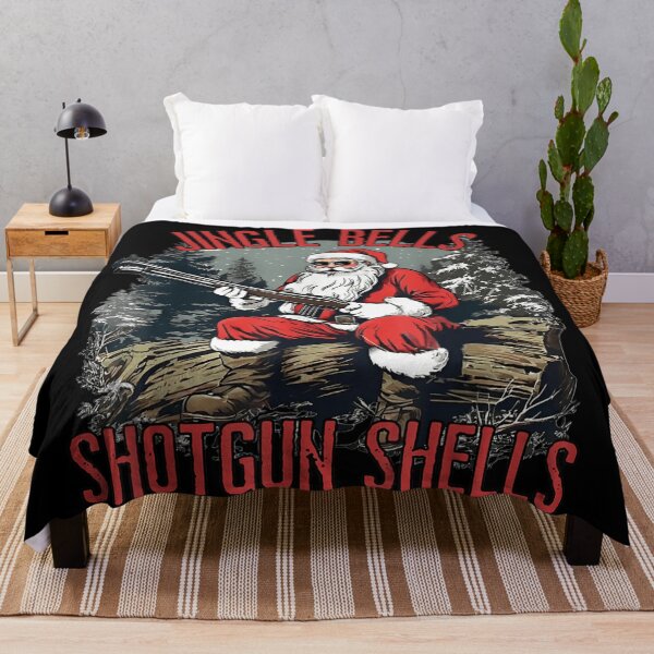 Item preview, Jingle Bells Shotgun Shells Hunter Santa Christmas Hunting Gift designed and sold by DorikoKazan.