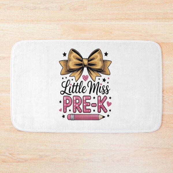 Item preview, Little Miss Pre K Pencil Bow for Girls First Day of PRE-K designed and sold by KonopikaaArt.