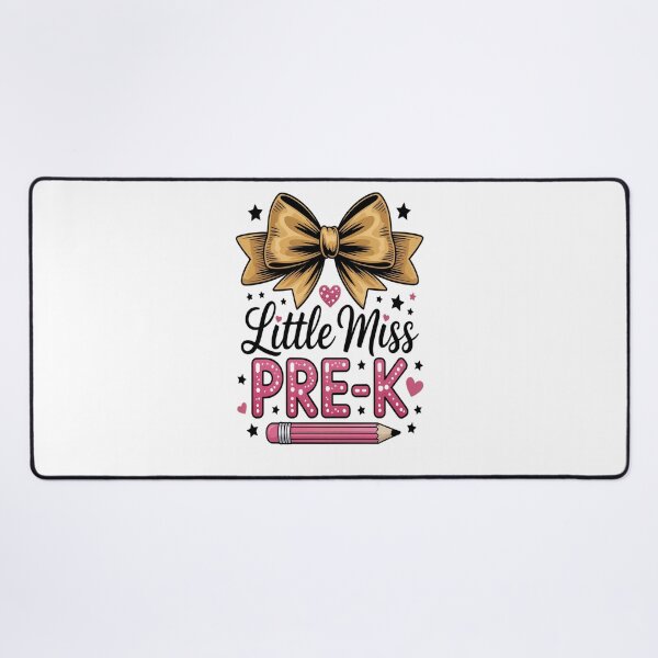 Item preview, Little Miss Pre K Pencil Bow for Girls First Day of PRE-K designed and sold by KonopikaaArt.