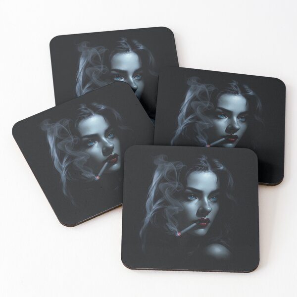 Item preview, After Midnight – Noir Smoke & Blue Eyes designed and sold by Sanctum Icons.