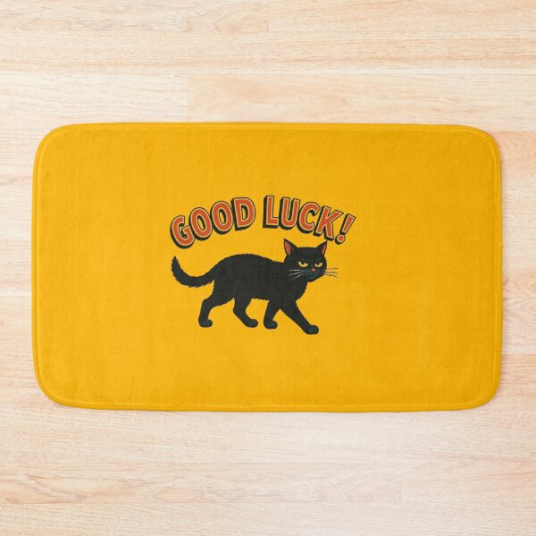 Item preview, Good Luck Black Cat – Vintage Lucky Cat Illustration designed and sold by The Devil's Bargain.