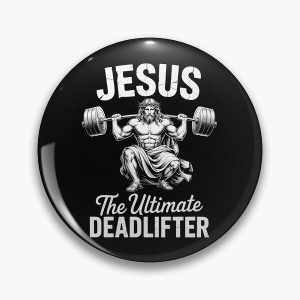 Item preview, Jesus Deadlifter Funny Christian Workout Gym designed and sold by bongsentrang.