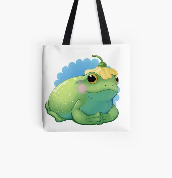 Froschkönig Allover-Print Tote Bag