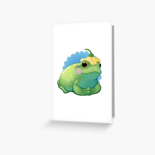 Frog Royalty Greeting Card