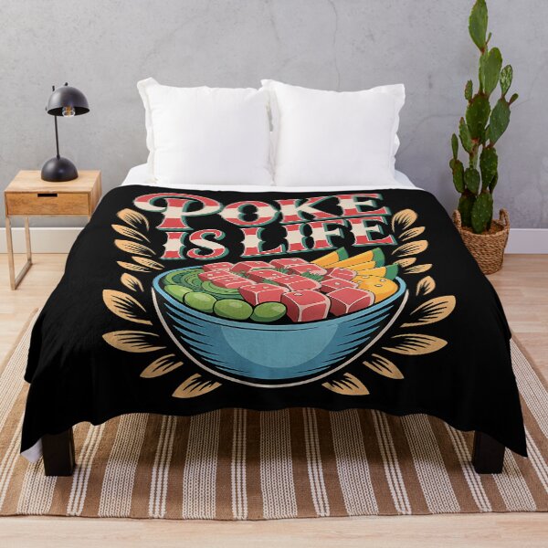 Item preview, Poke Is Life Raw Fish Food Lover Cravings designed and sold by RebeccaCelia.