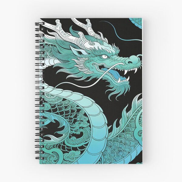 Item preview, Majestic Cyan Teal Chinese Dragon of the East designed and sold by zzz888.