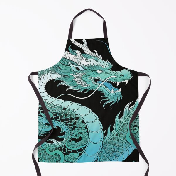 Item preview, Majestic Cyan Teal Chinese Dragon of the East designed and sold by zzz888.