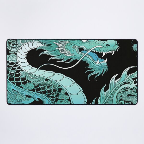 Item preview, Majestic Cyan Teal Chinese Dragon of the East designed and sold by zzz888.