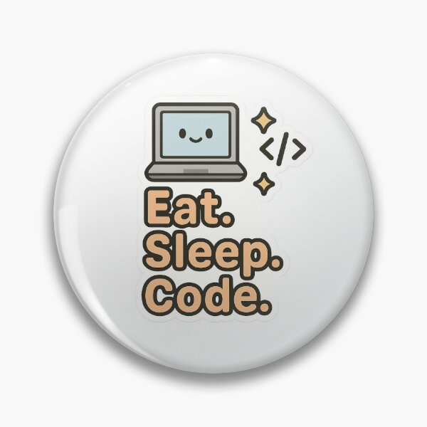 Item preview, Eat. Sleep. Code. - Cute Programmer designed and sold by Kodessh.