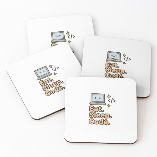 Item preview, Eat. Sleep. Code. - Cute Programmer designed and sold by Kodessh.