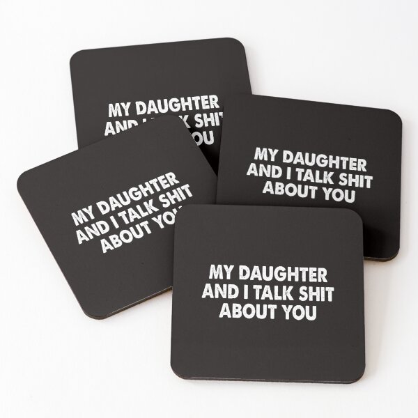 Item preview, My Daughter And I Talk Funny Bold Winter Quote designed and sold by torildorxop.