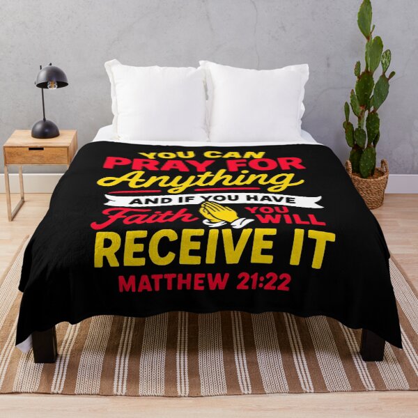 Item preview, Matthew 21:22 You Can Pray For Anything designed and sold by plushism.