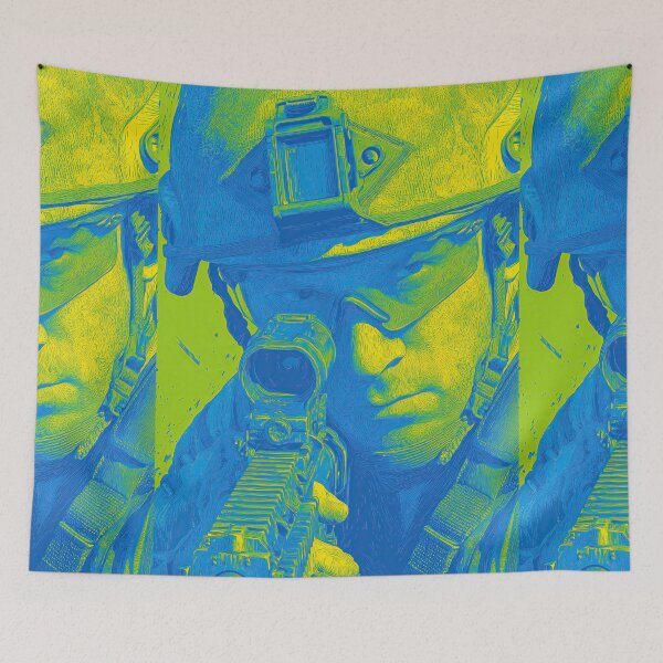 Item preview, Thermal vision style soldier aiming down rifle sights designed and sold by Piotrek0001.