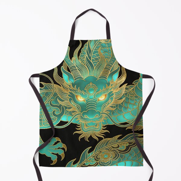Item preview, Imperial Cyan Dragon with Glowing Gold Gaze designed and sold by zzz888.