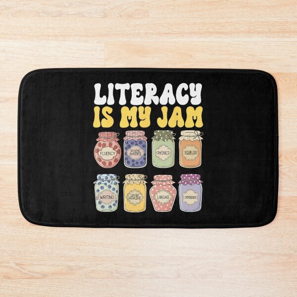 Item preview, Funny Literacy Is My Jam Reading Teacher Appreciation Week designed and sold by FlorenceNorma.