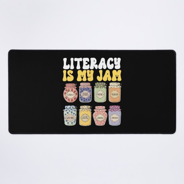 Item preview, Funny Literacy Is My Jam Reading Teacher Appreciation Week designed and sold by FlorenceNorma.