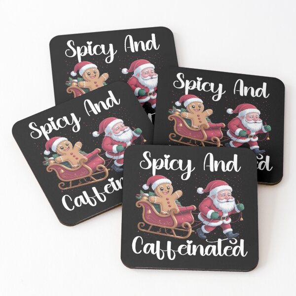 Item preview, Spicy And Caffeinated Coffee Women Gingerbread Christmas  designed and sold by ManiaGrania.