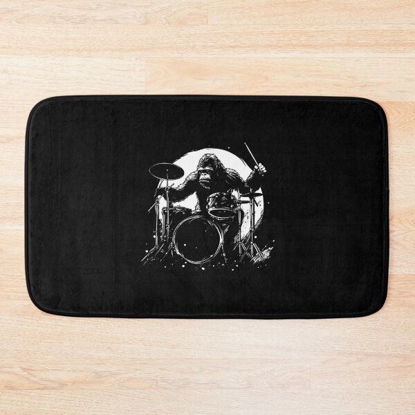 Item preview, Drummer Bigfoot Plays Drums Funny Sasquatch Drumming designed and sold by MarianMartha.