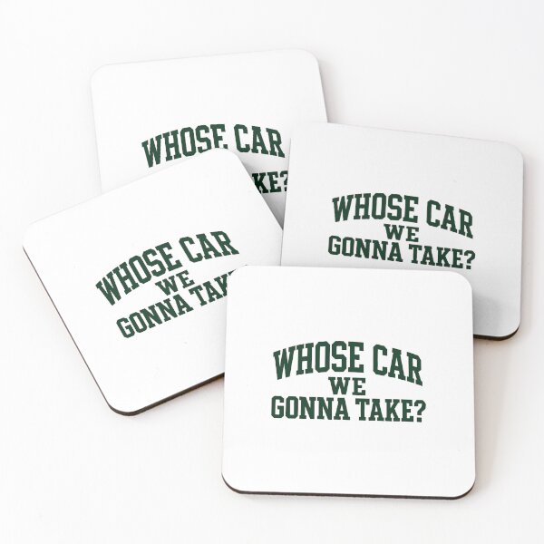 Item preview, Whose Car We Gonna Take Arched Retro Quote designed and sold by clarabersetart.