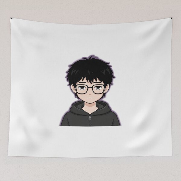 Item preview, Tired cartoon boy designed and sold by VinceArt18.