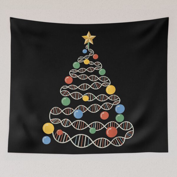 Item preview, Geneticist DNA Helix Christmas Tree Science Holiday Graphic designed and sold by DorikoKazan.