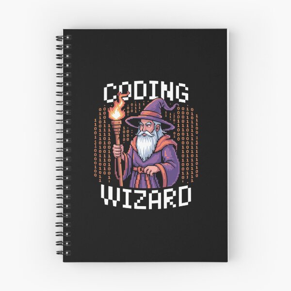 Item preview, Programmer 8-Bit Pixel Art Coder Coding Wizard designed and sold by TiredPack.