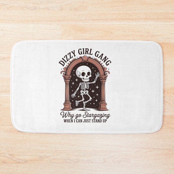 Item preview, POTS Awareness Skeleton Dizzy Girl A Gang Why Go Stargazing designed and sold by estellaken.