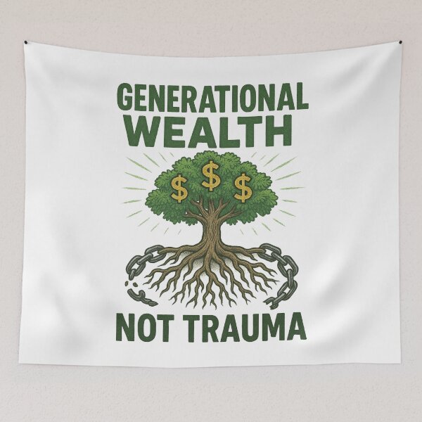 Item preview, Generational Wealth Not Trauma Family Tree Legacy   designed and sold by Compound Money.