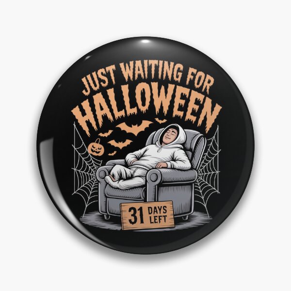 Item preview, Just Waiting For Halloween Napping On The Coach designed and sold by skanderio.