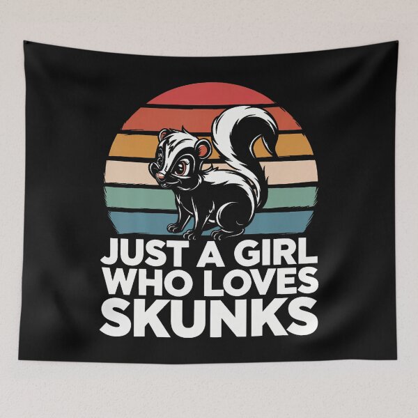 Item preview, Skunk Just A Girl Who Loves Skunks designed and sold by RebeccaCelia.