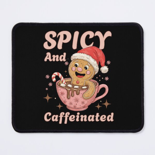 Item preview, Spicy And Caffeinated Coffee Women Gingerbread Christmas designed and sold by ManiaGrania.