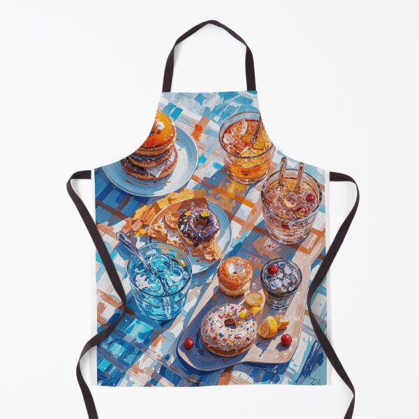 Item preview, Vibrant Summer Picnic – Colorful Food Art with Burgers, Pizza & Lemon Drinks designed and sold by Grafititee.