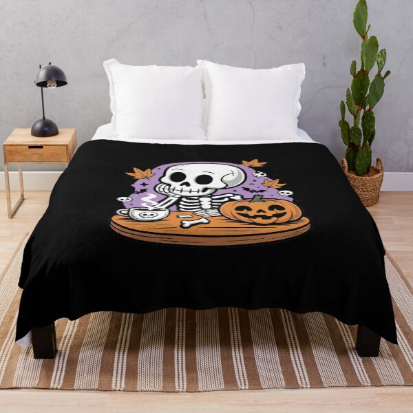 Item preview, Just Waiting For Halloween Skeleton Coffee designed and sold by skanderio.