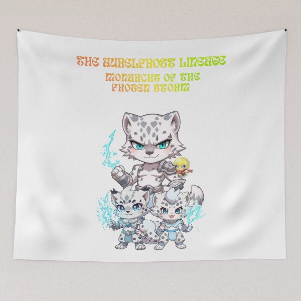 Item preview, The Aurelfrost Lineage — Monarchs of the Frozen Storm designed and sold by Monzora.
