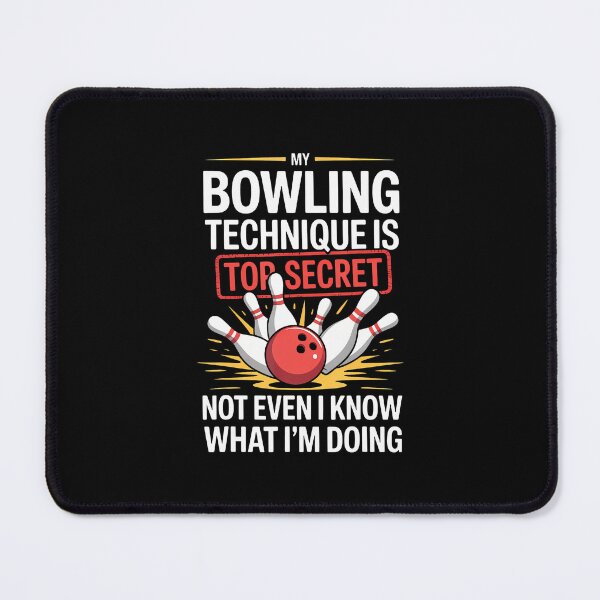 Aperçu de l'œuvre Ma technique de bowling est top secrète ! (Bowling drôle) créée et vendue par LavetaCatherine.