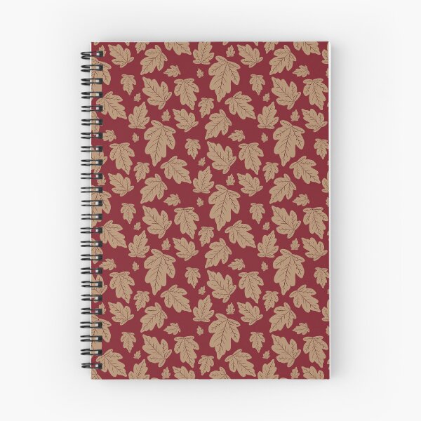 Item preview, Hojas de otoño sobre un fondo rojo designed and sold by PapuruDesigns.