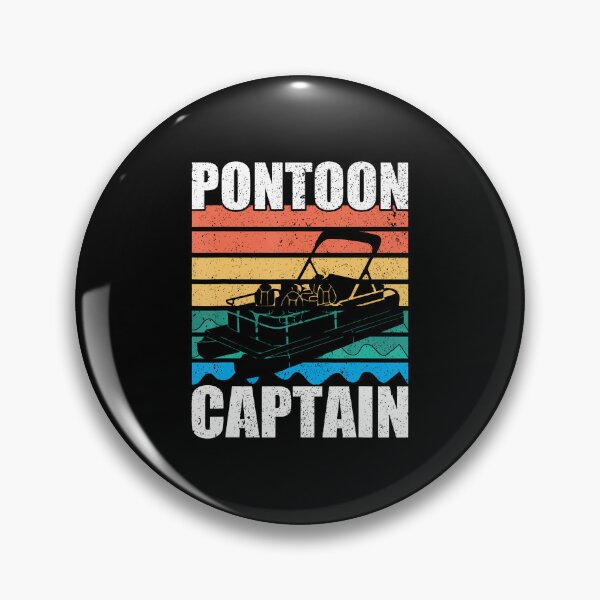 Item preview, Retro Funny Pontooning Boat Pontoon Captain designed and sold by KristinTara.