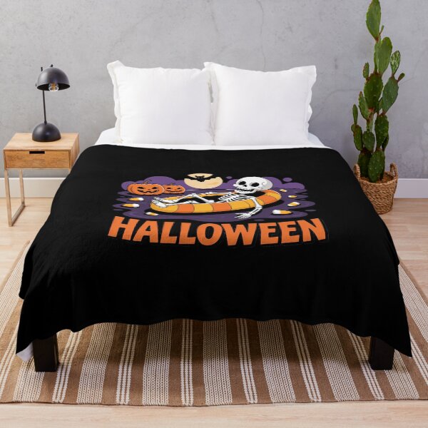 Item preview, Just Waiting for Halloween Skeleton Spooky designed and sold by skanderio.