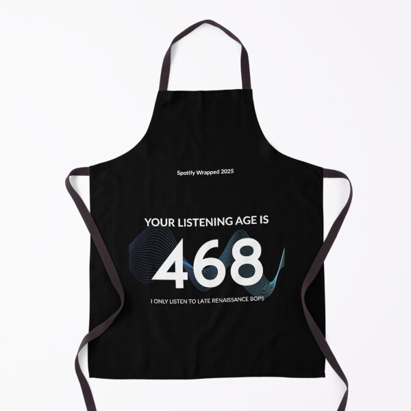 Item preview, Your Listening Age is 468 - Late Renaissance Bops Parody designed and sold by KAYJAY DESIGNS.