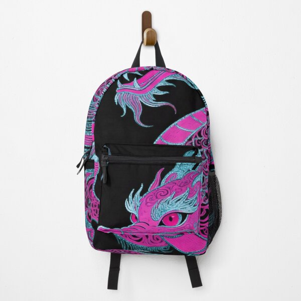 Item preview, Electric Neon Pink and Cyan Eastern Dragon designed and sold by zzz888.