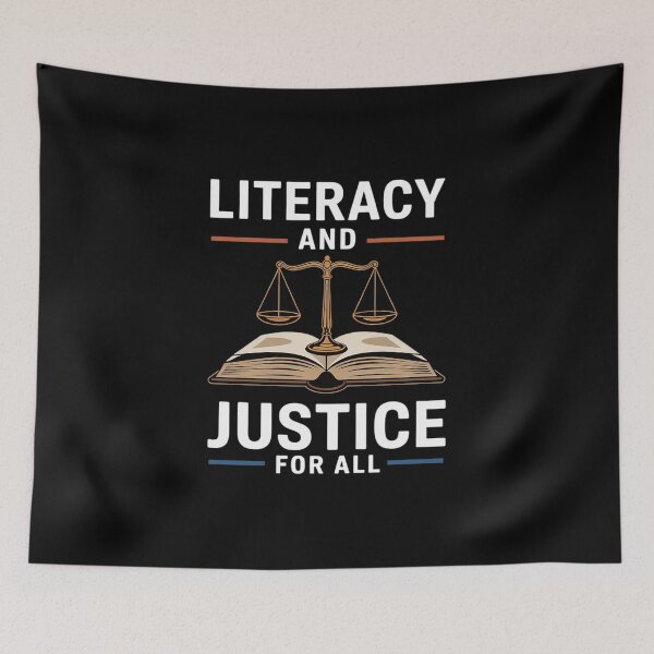 Item preview, Literacy And Justice For All 4  designed and sold by RoyTill0Art.