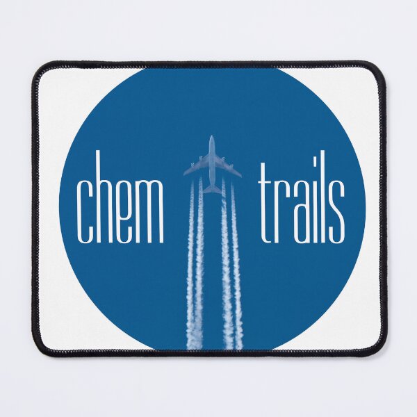 Item preview, Chemtrails - Air plane in rounded sticker designed and sold by valovic.