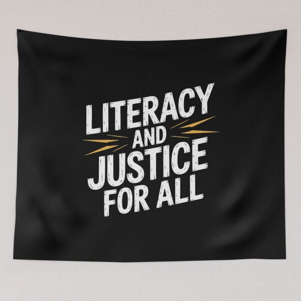 Item preview, Literacy And Justice For All 5  designed and sold by RoyTill0Art.