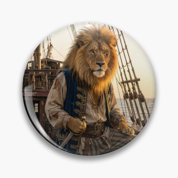 Item preview, Lion Pirate, King of the High Seas designed and sold by Tridentulus.