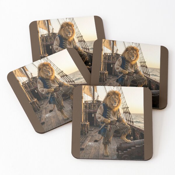 Item preview, Lion Pirate, King of the High Seas designed and sold by Tridentulus.